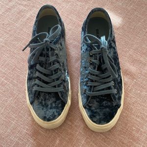 SeeVees crushed velvet sneakers